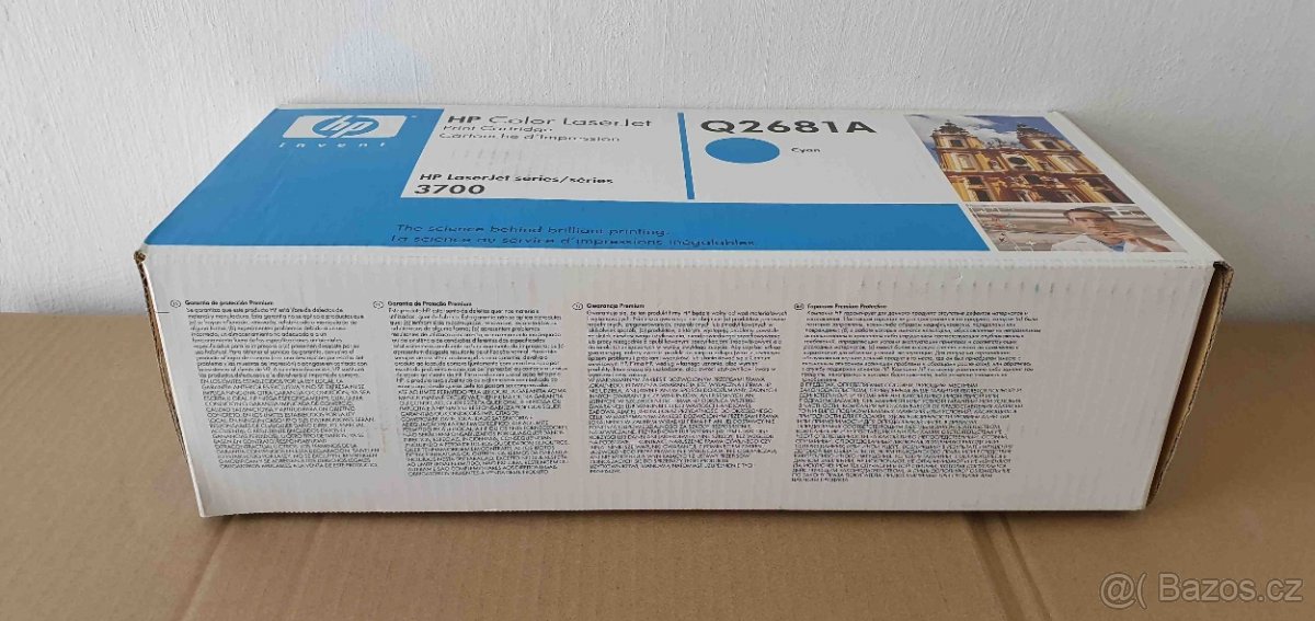 Originální toner HP Q2681A modrý - 3