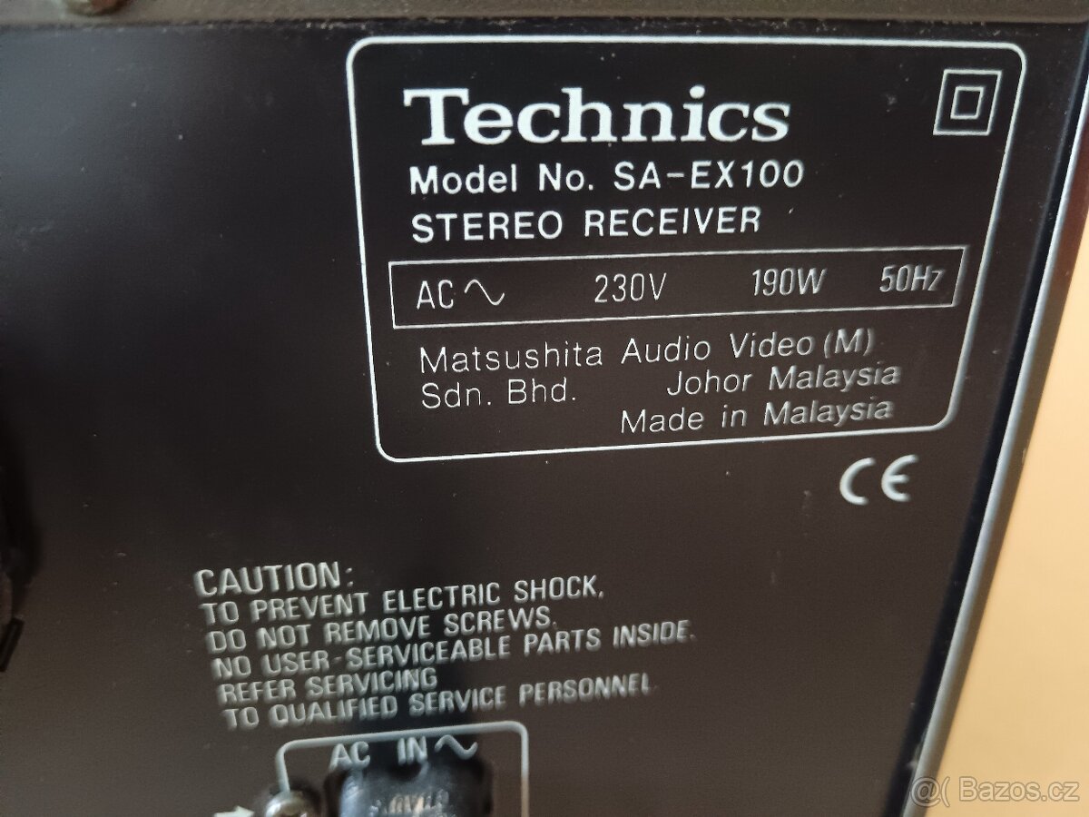 Technics SA-EX100 Stereo Receiver - 3