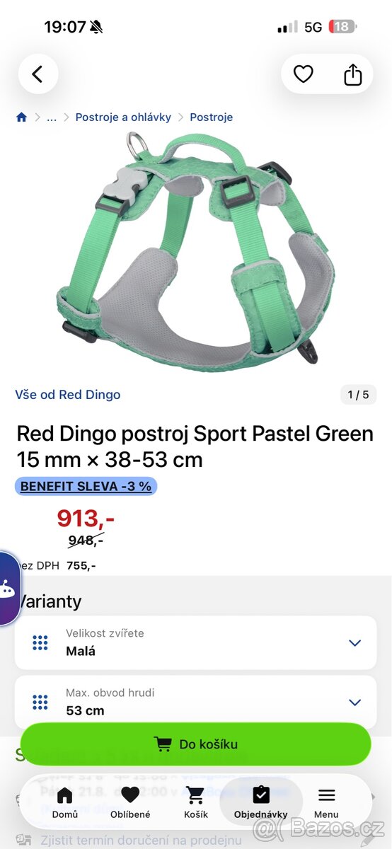 Red dingo postroj na psa - 3