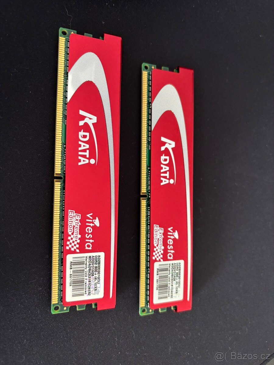 ADATA DDR2 800+ Mhz 2x 1GB (2GB) - 3