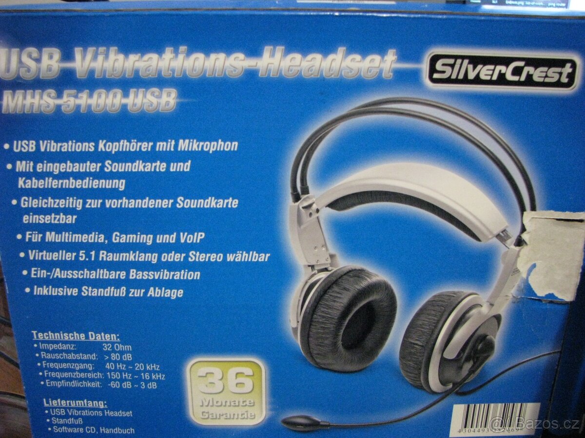 Prodám Sluchátka Silvercrest MHS 5100 USB - 3