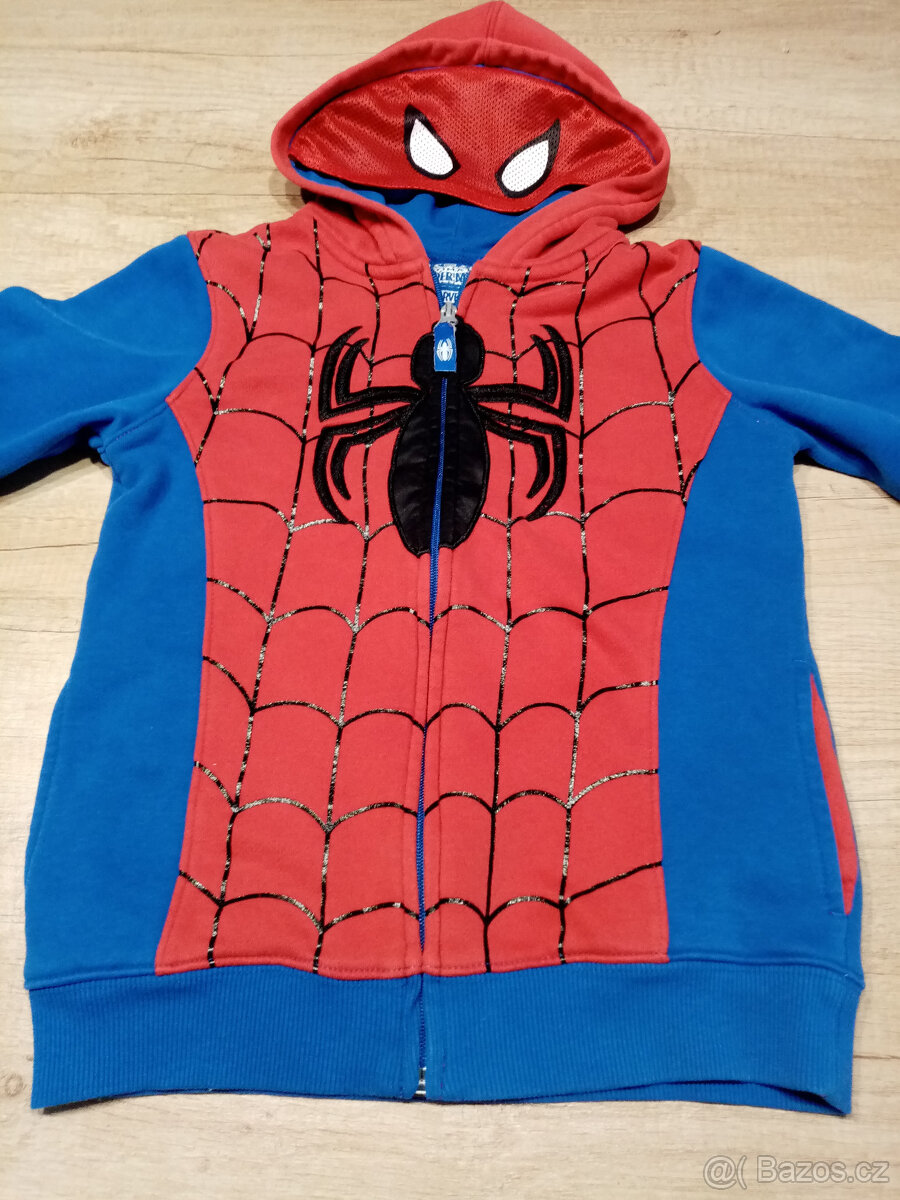 tepláková mikina spiderman vel. 122/128 - 3