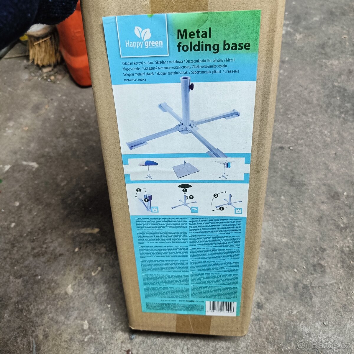 kovový skládací stojan Happy green - 3