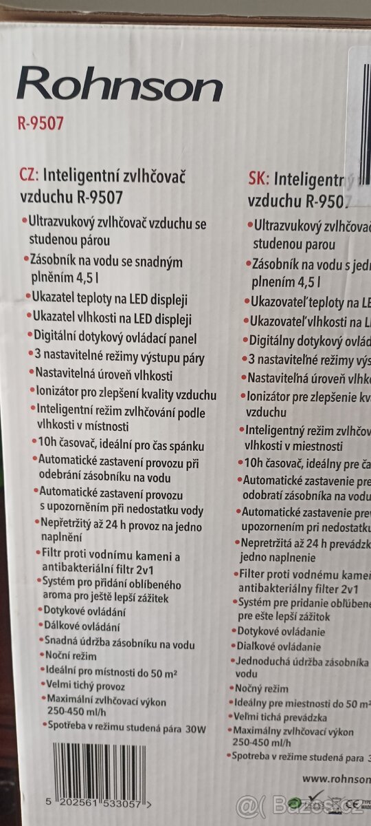 Zvlhčovač vzduchu ROHNSON R-9507 - 3