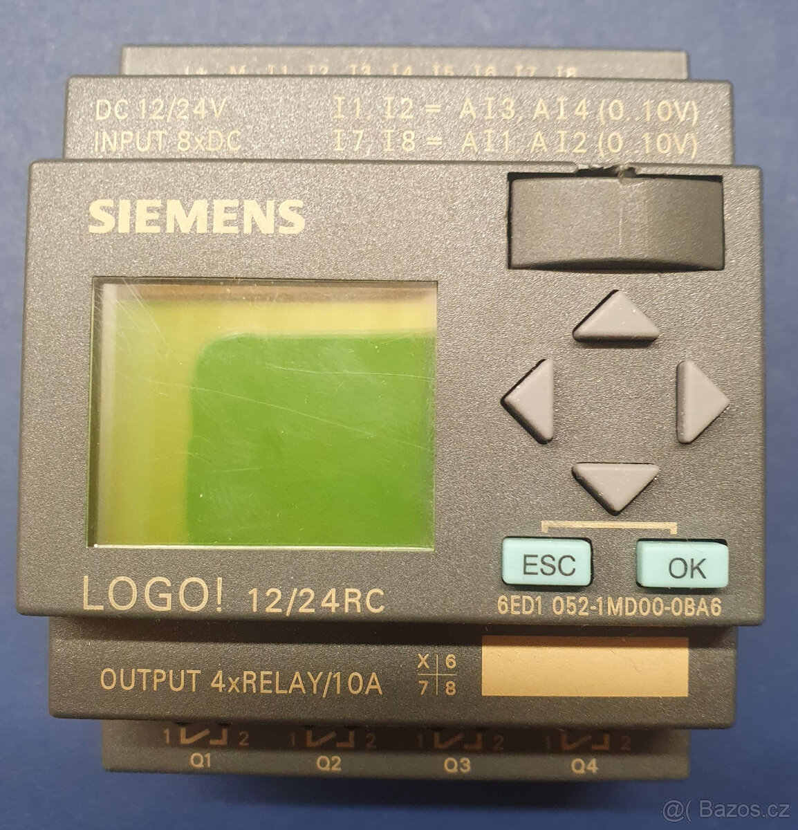 PLC Siemens LOGO 12/24RC, 8in/4out - 3