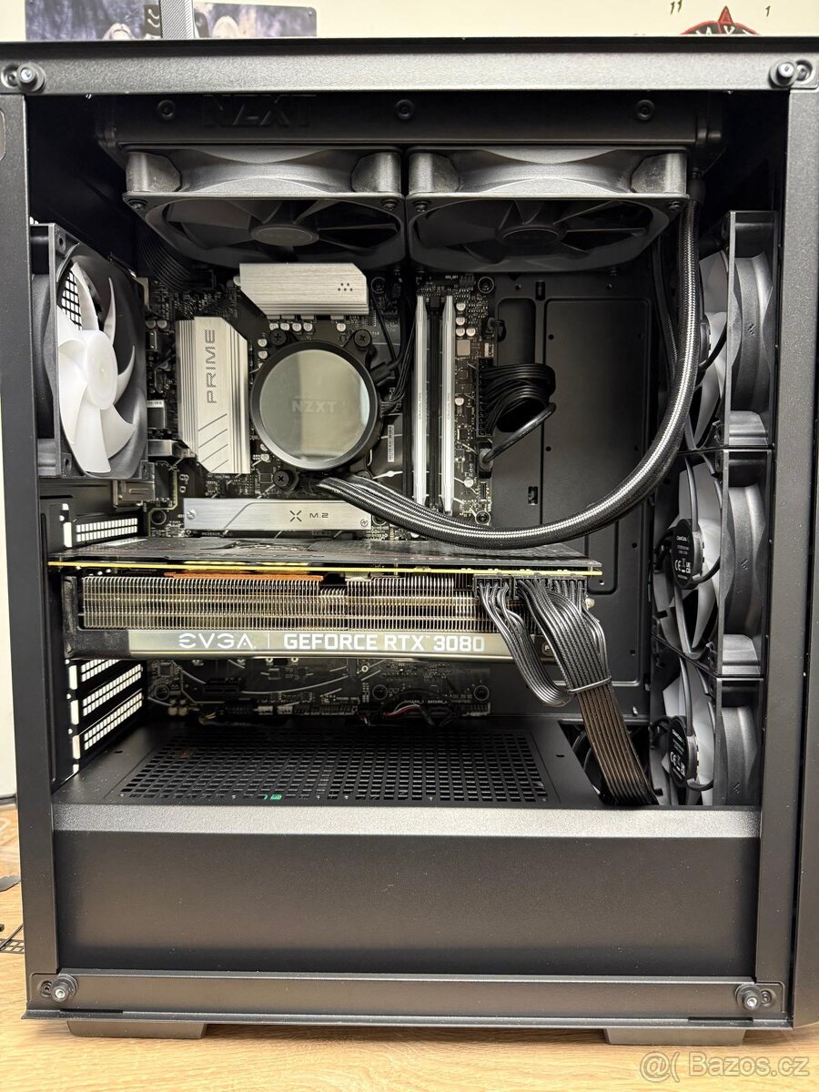 HERNÍ PC – Ryzen 7700, RTX 3080, 32GB DDR5,1TB SSD, NZXT - 3