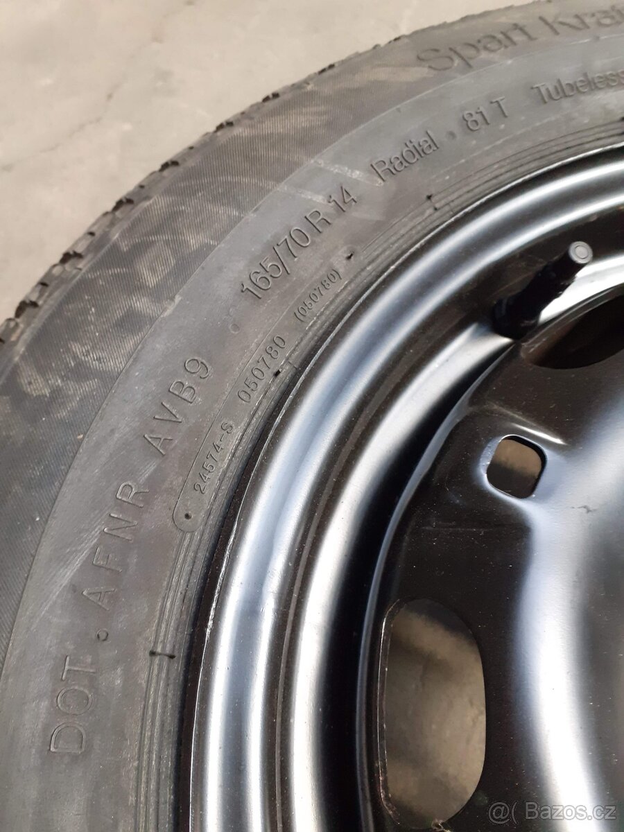 Rezerva 14" - Polo 9N či Fabia, Golf a jiné (5x100) - 3