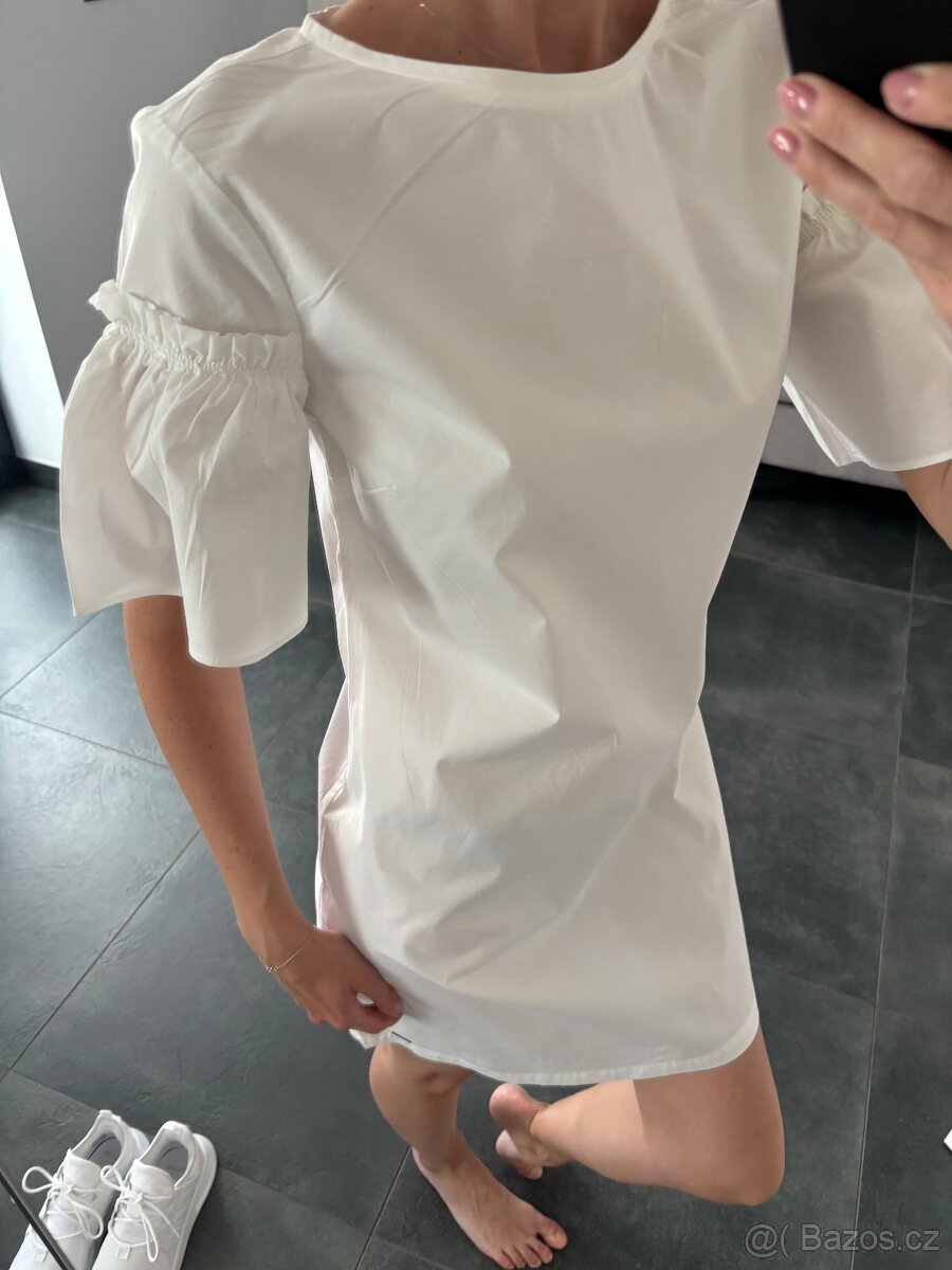 Armani Exchange bílé šaty - 3