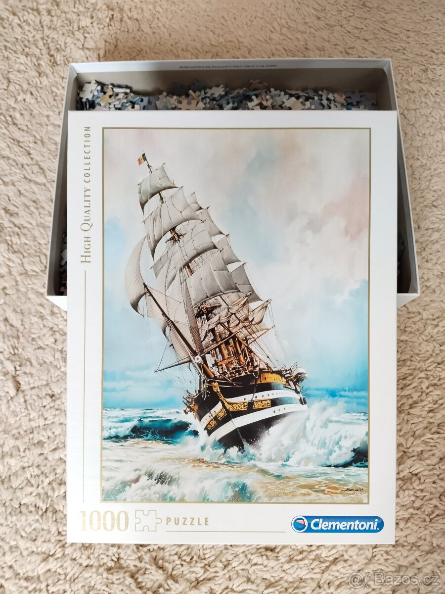 Puzzle 1000ks PLACHETNICE, NEW - 3