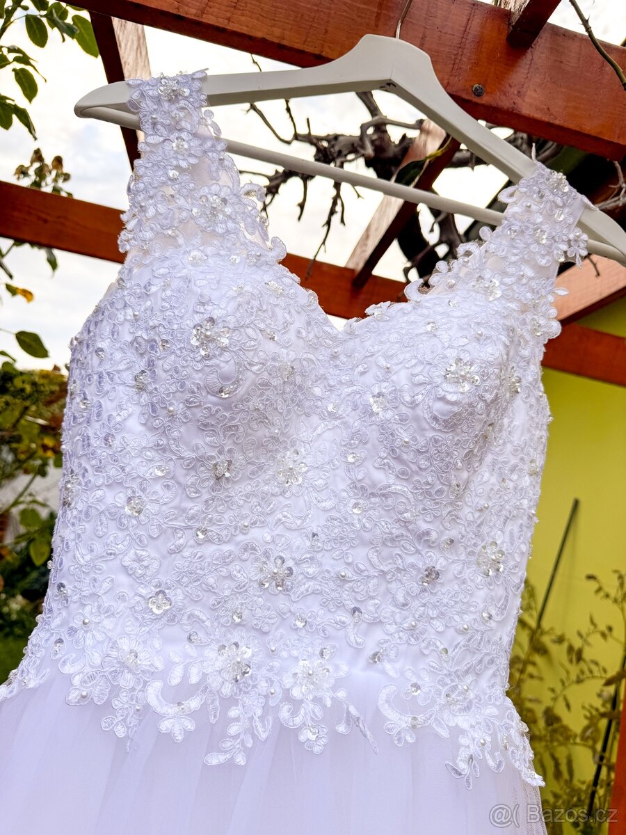 Svatební šaty XS - 3