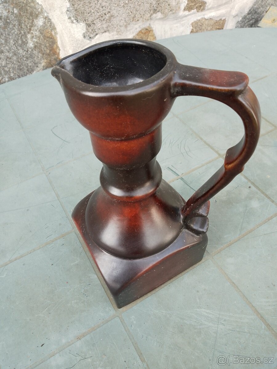 Orientální kameninový džbánek, karafa - 3