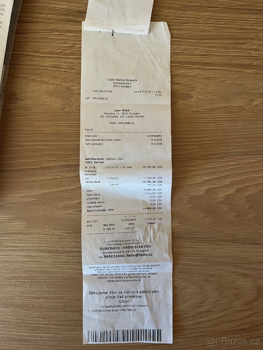 Lednička komb. Liebherr KGN - 3