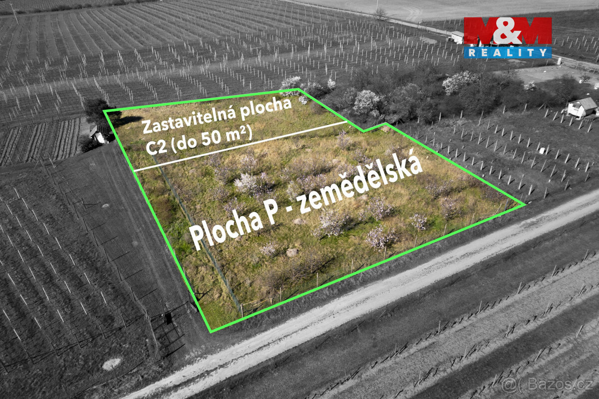 Prodej zahrady, 2462 m², Dobšice u Znojma - 3