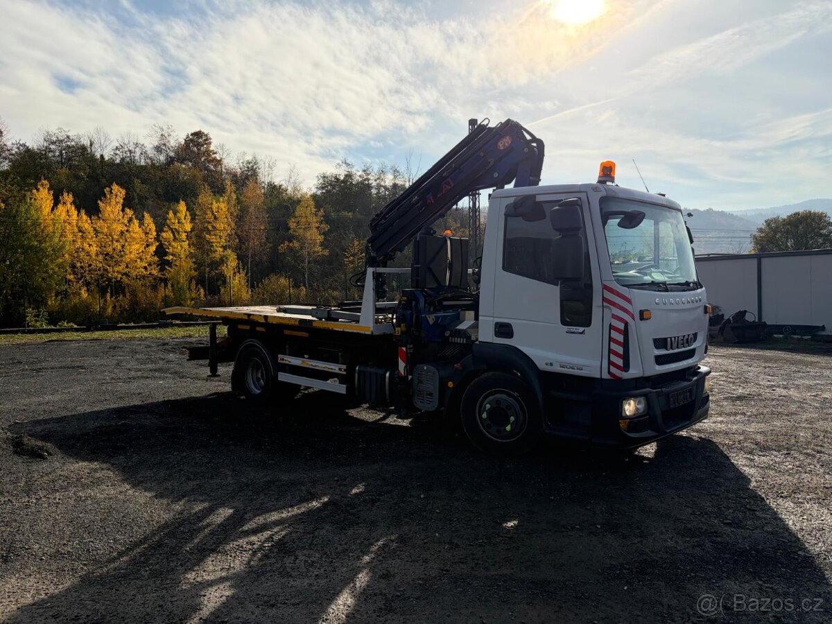 hákový nosič kontejnerů Iveco Eurocargo 120 hydraulická ruka - 3