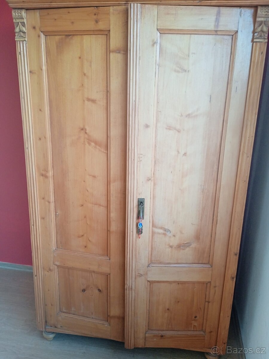 starožitný nábytek masiv smrk - 3