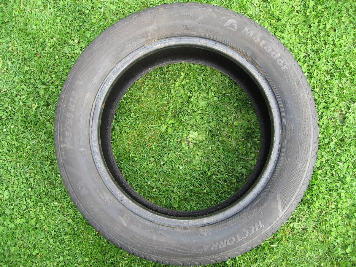 PRODÁM LETNÍ PNEU 195/55R15 MATADOR MP47 85V 2x - 3