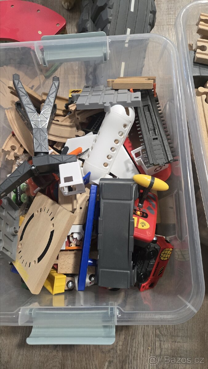 Dřevěná vlackodraha - 2 krabice - 3