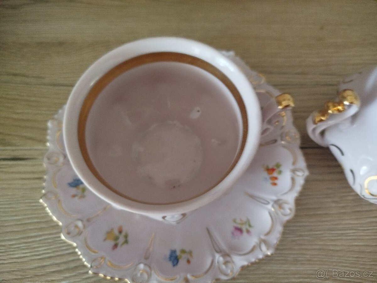 Růžový porcelán vzor Lenka - 3