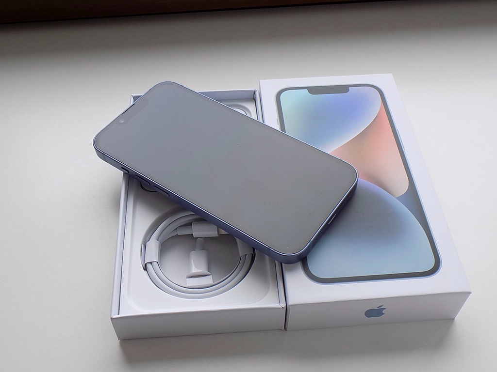 APPLE iPhone 14 256GB Blue - ZÁRUKA - TOP STAV - 3
