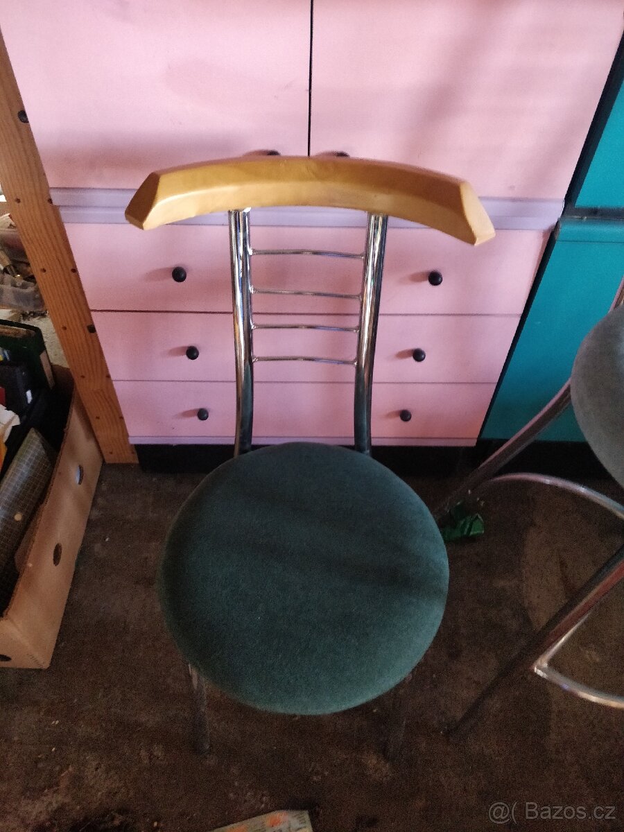 Barová a klasická židle, set - 3