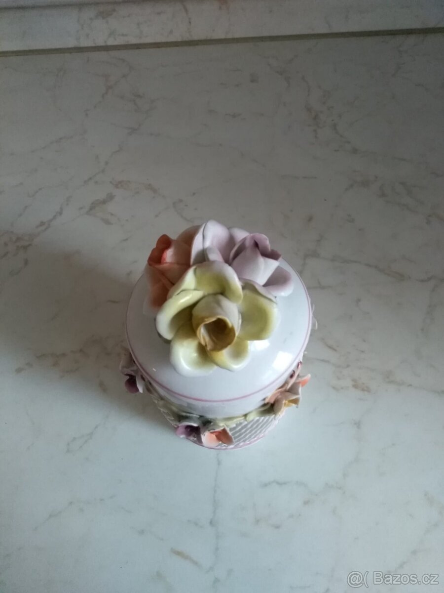 retro porcelánová dozička - 3