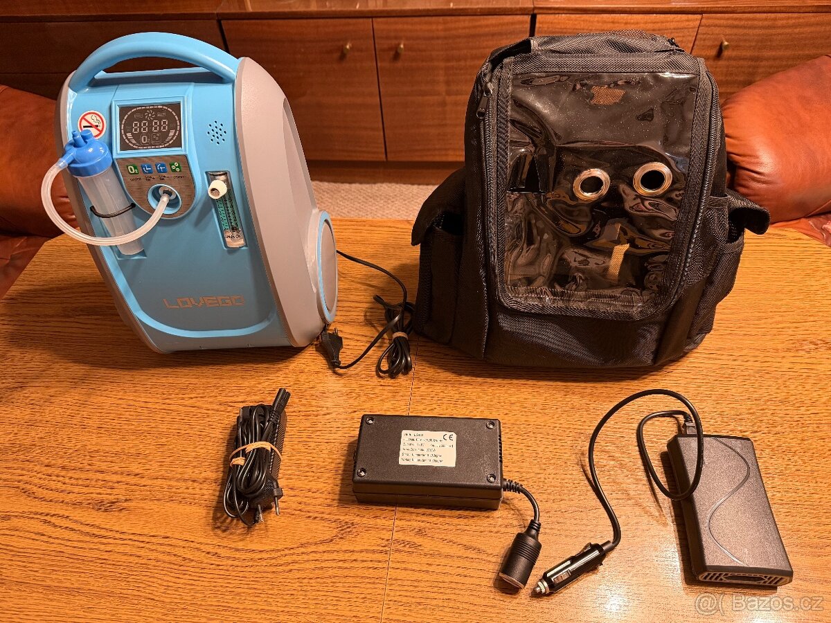 kyslíkový koncentrátor LOVEGO LG101 - málo používaný - 3