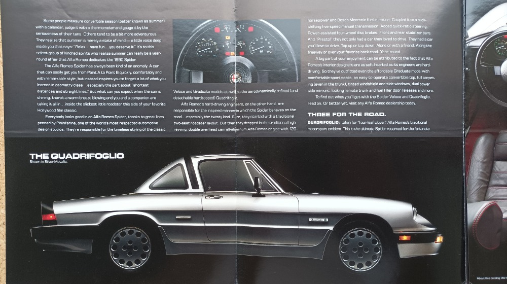 Prospekt Alfa Romeo Spider - 3