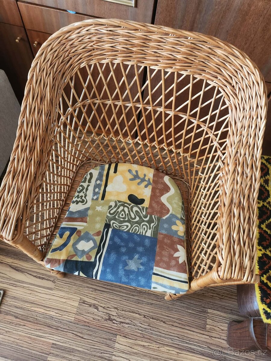 Proutěné křeslo - 3