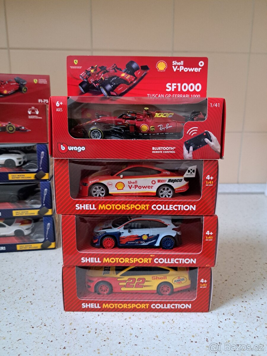 Modely Ferrari, BMW, FORD Shell - 3