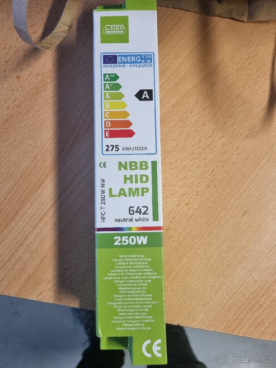 Halogenidová světla, halogenidové výbojky 250 W - 3