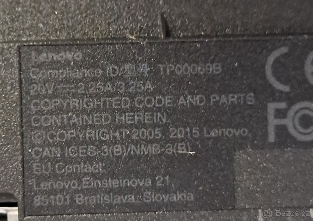 Notebook Lenovo ThinkPad L460, model 20FV-00 - 3
