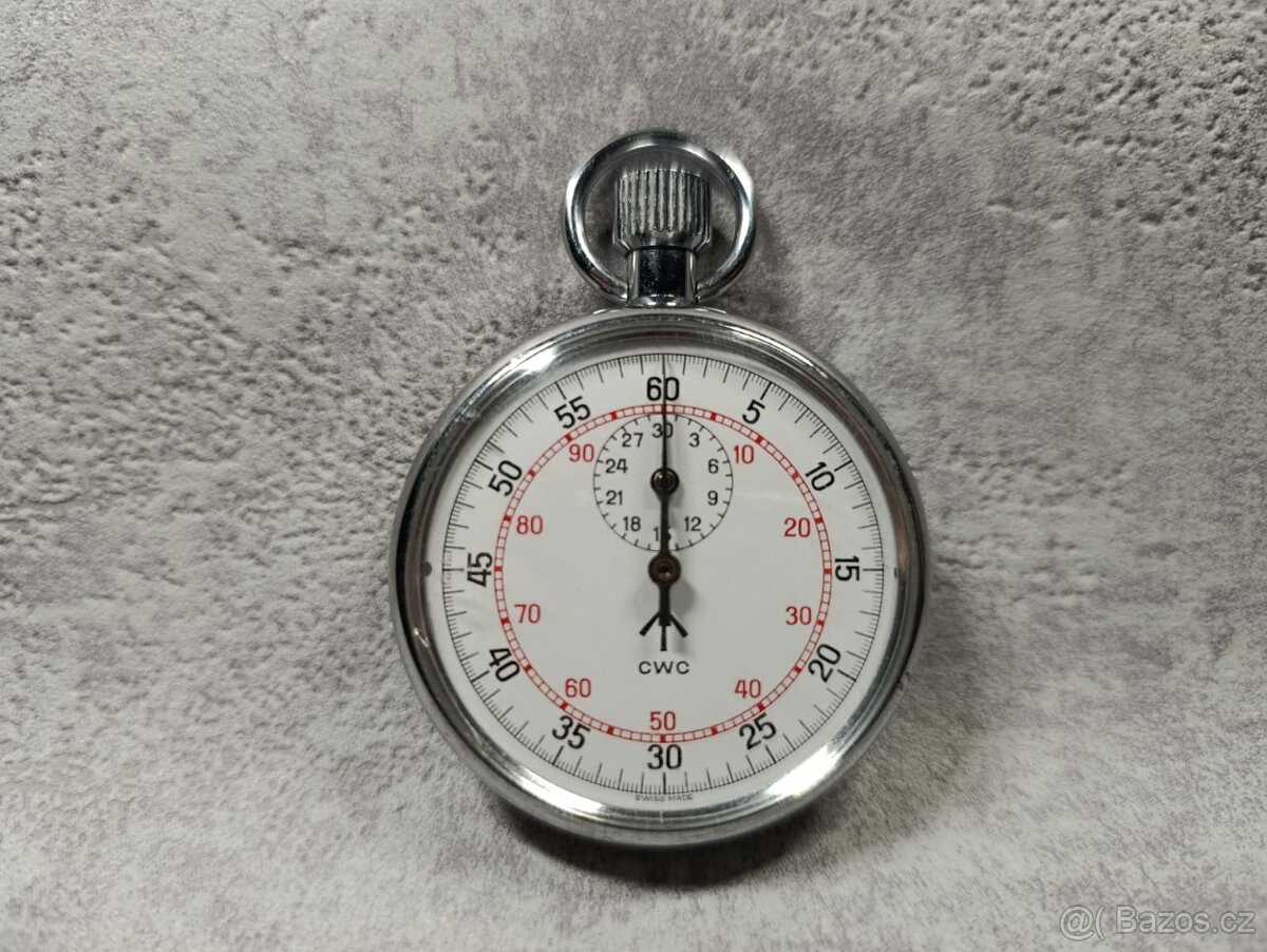 Vojenské kapesní stopky CWC pro britskou armádu. - 3