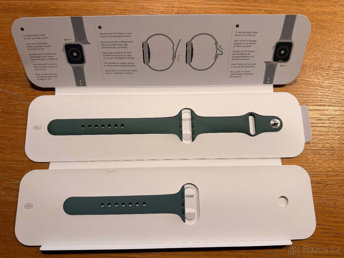 Apple Watch Series 7 – 45mm Midnight GPS + sportovní řemínek - 3