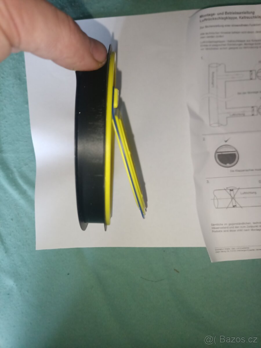 Zpětná klapka koupelna/kuchyň/digestoře KRKW 125 WERNIG - 3