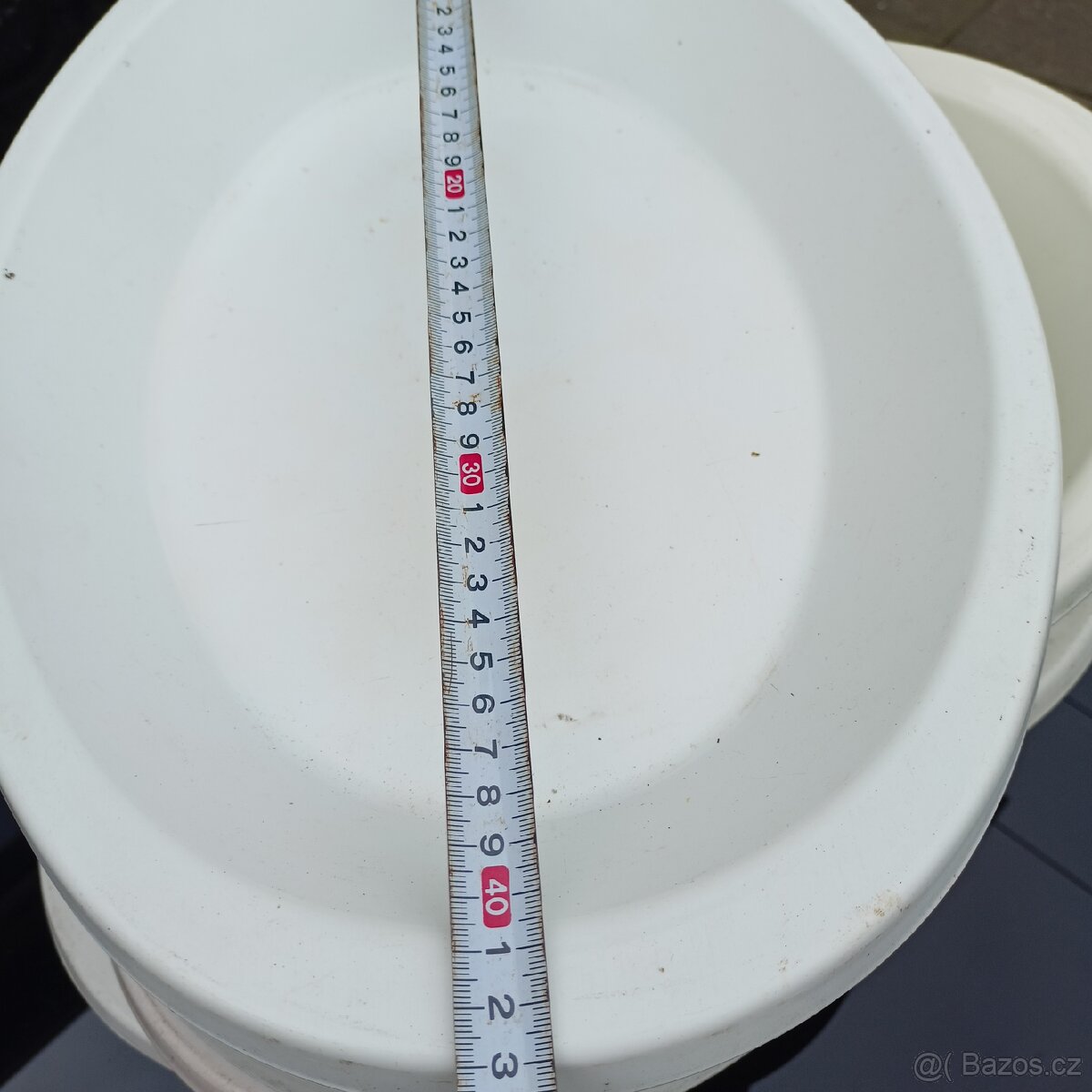 Gastro tácy oválné bílé 30x40 cm - 3