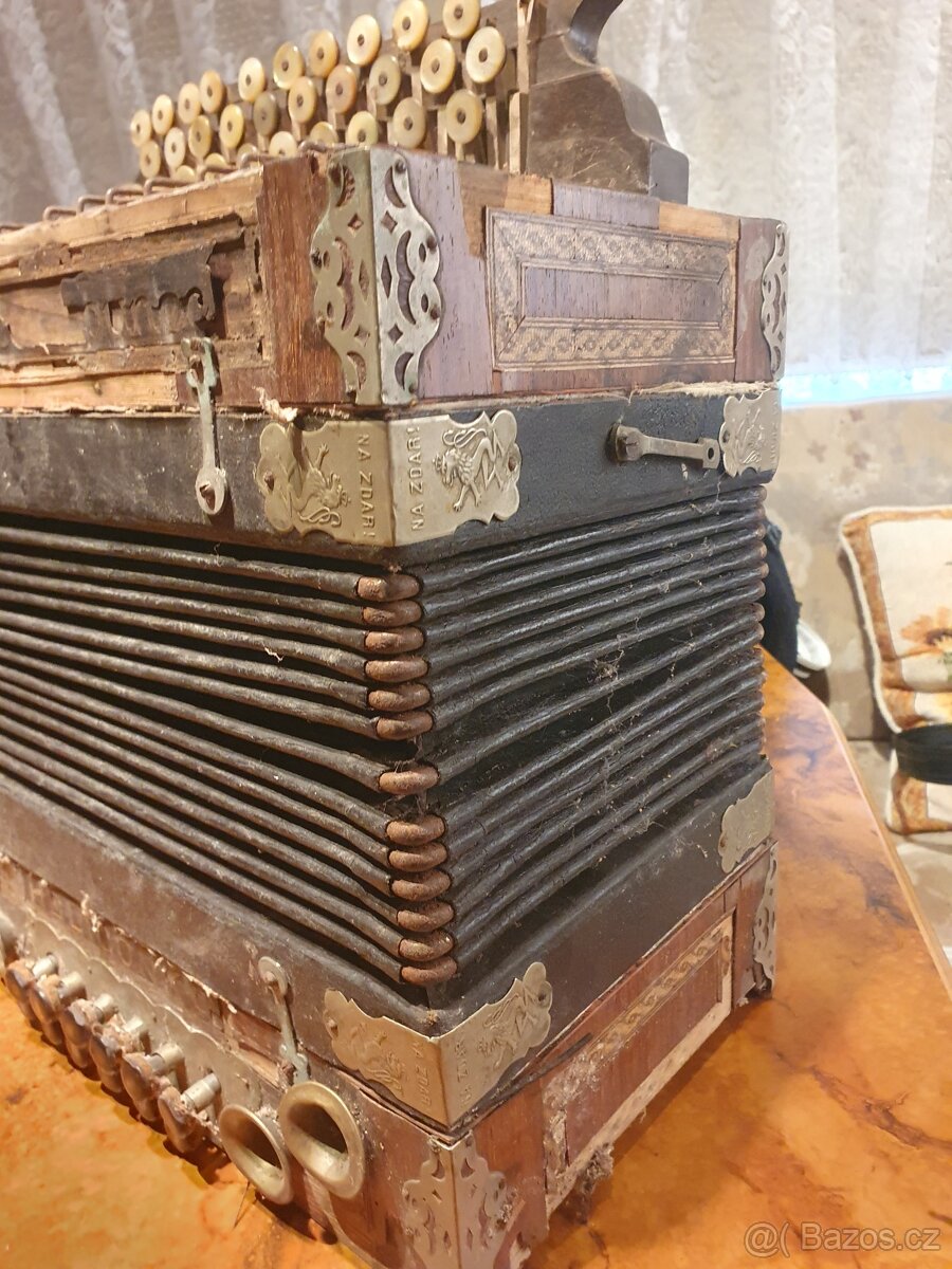 Starožitná heligonka Josef Hlaváček - 3