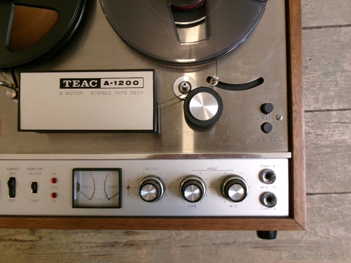 CÍVKOVÝ MAGNETOFON TEAC - A 1200 - 3