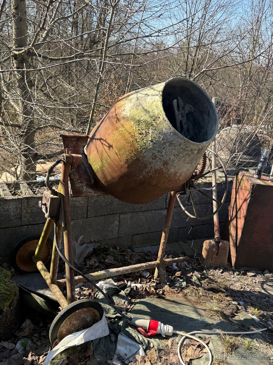 Stavební míchačka s 20m prodlužovačkou - 3