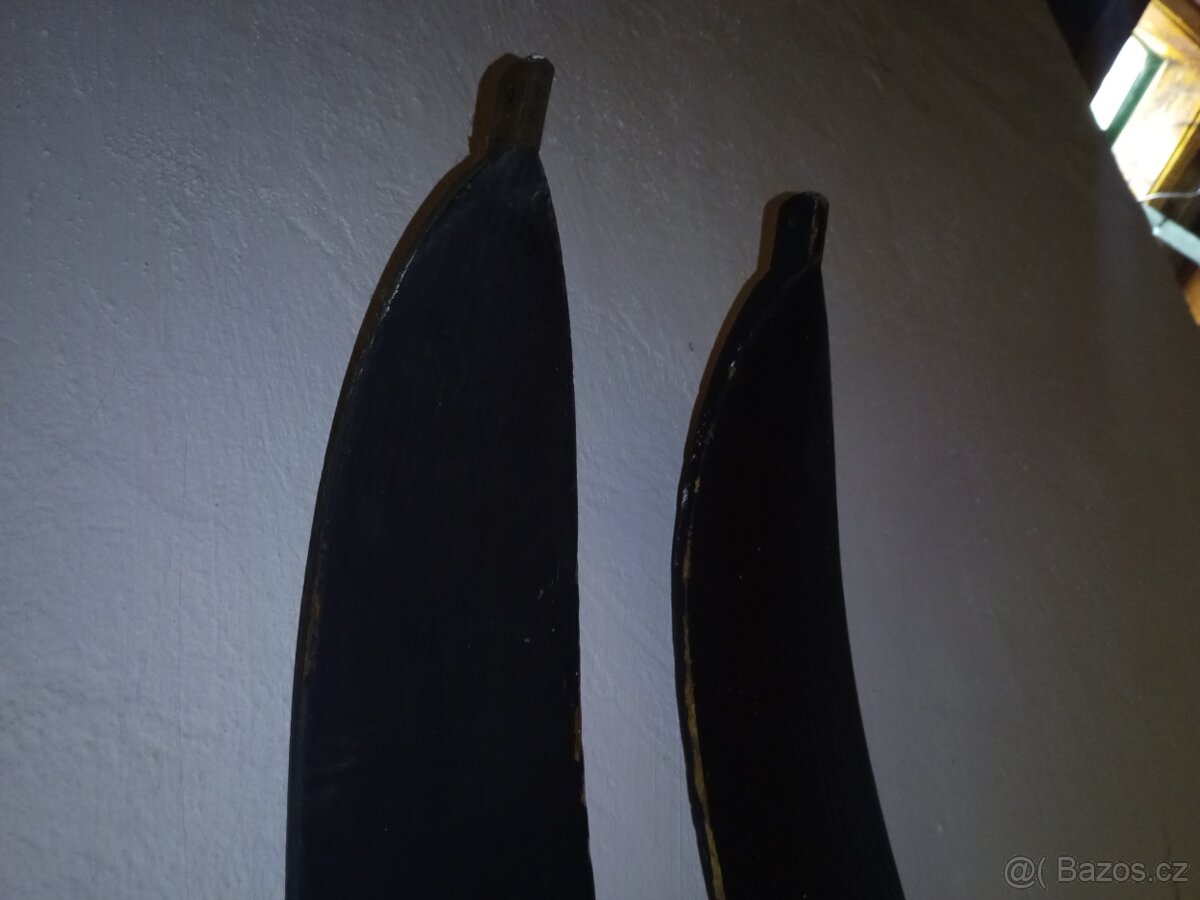 Dřevěné lyže - 3