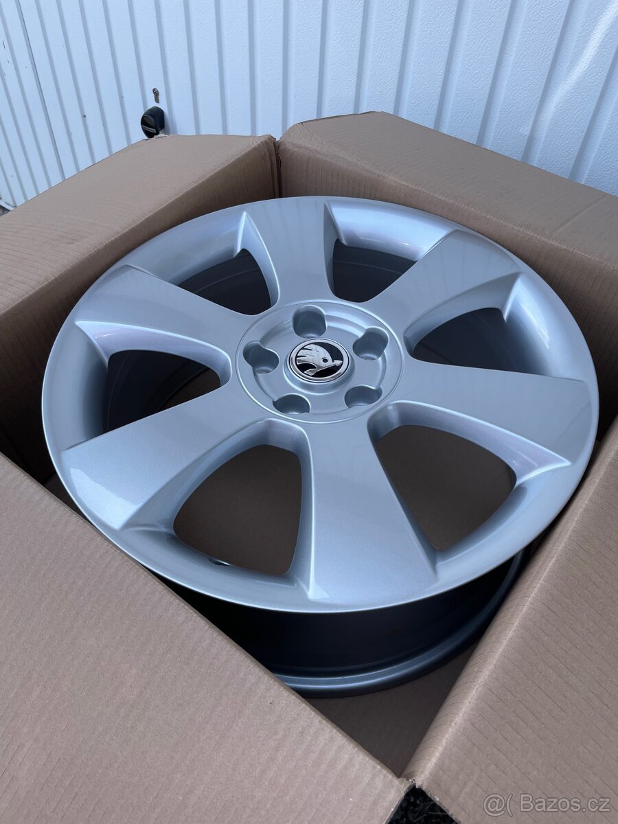 🛞Alu kola Škoda Luna 18” Superb, Octavia 5x112 - 3