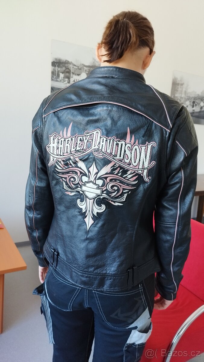 Harley Davidson dámská kožená bunda vel..S - 3