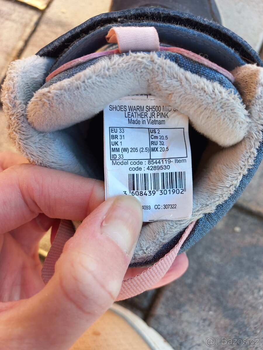 Zimní boty Decathlon, vel. 33 - 3