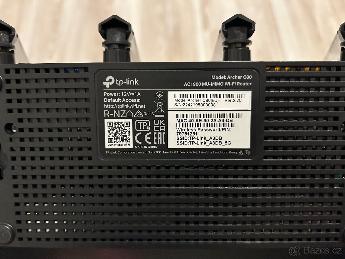 Router TP-Link Archer C80 - záruka 2 roky - doklad - 3