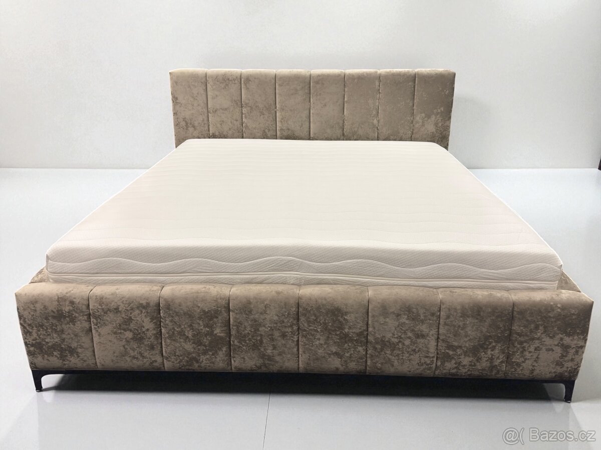 Manželská postel 180/200 a 160/200 úplně nové . - 3
