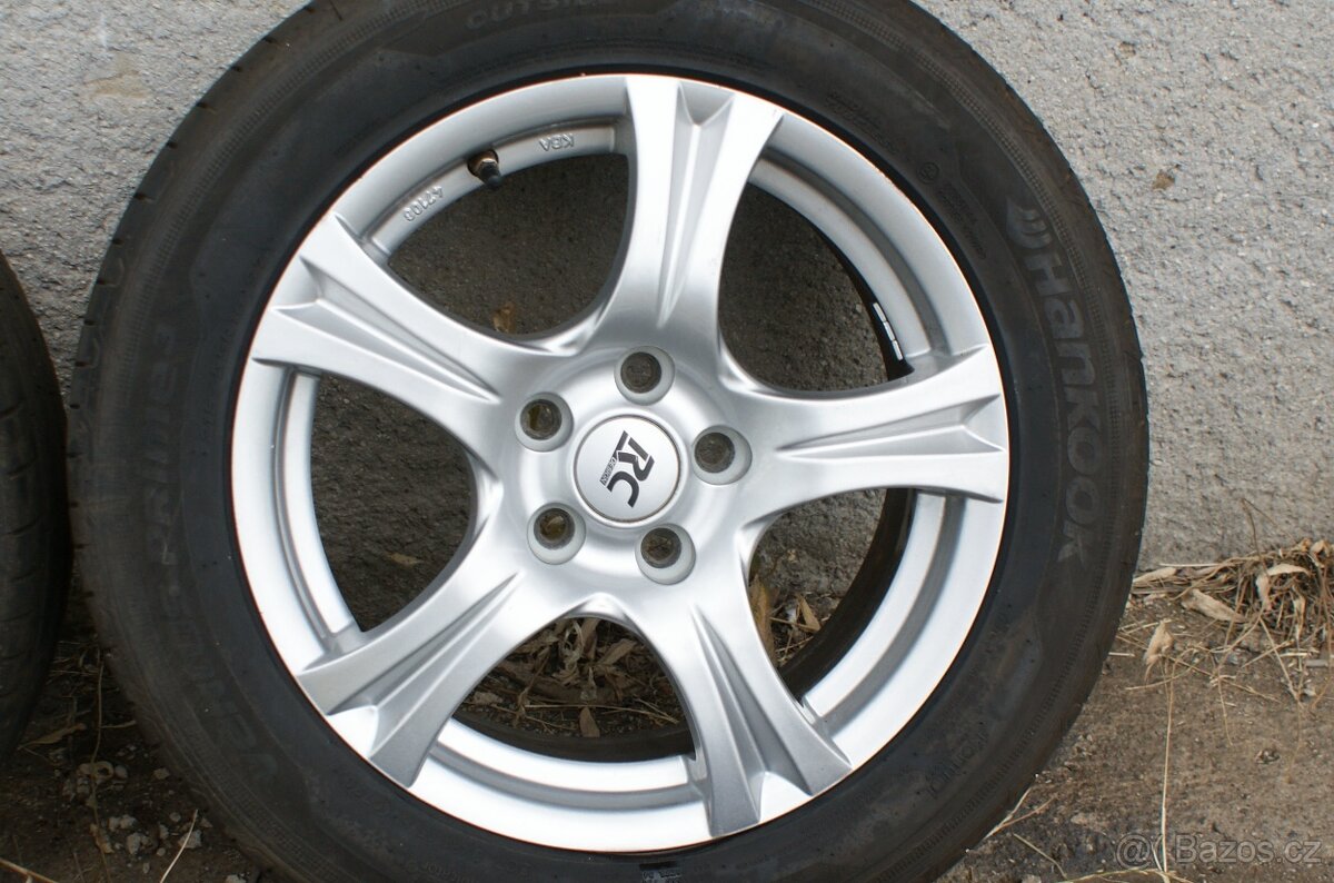 R16 alu kol na vozy Ford Volvo letni pneu 215/55/16 - 3