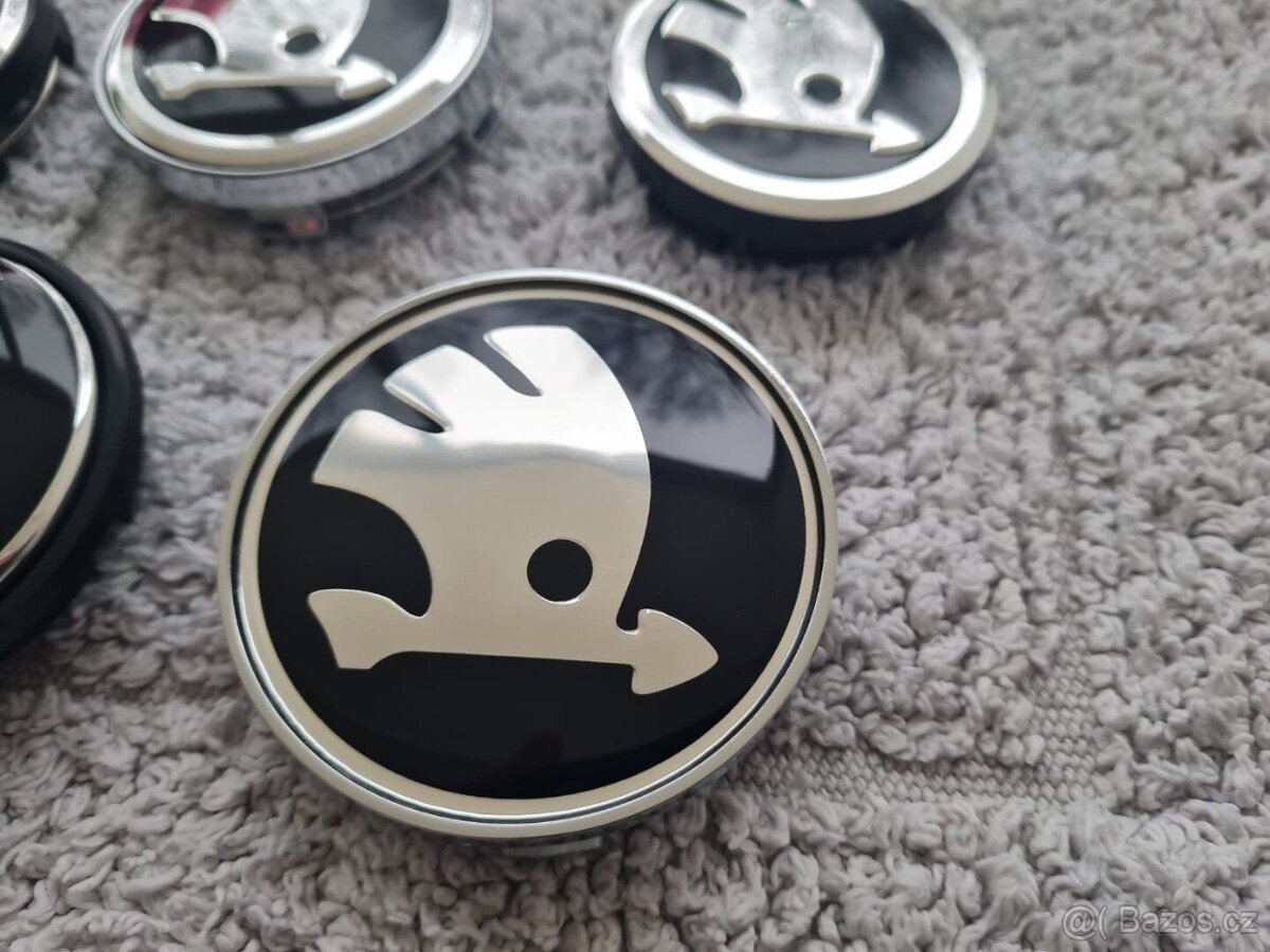 Stredové krytky - pukličky kolies ŠKODA / VRS - 3