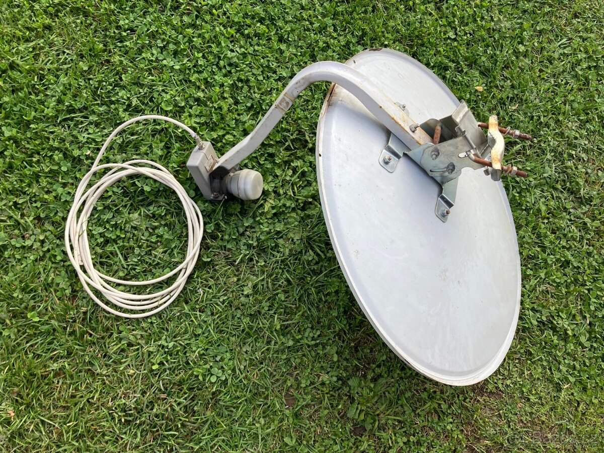 Satelitní parabola 60 SEG, konvertor,koaxial,přijímač, držák - 3