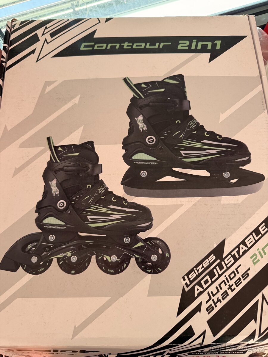 Lední brusle+kolečkové - 3