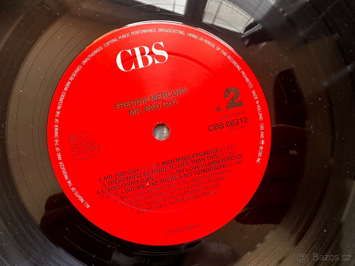 LP / Freddie Mercury – Mr. Bad Guy (rock/pop) '85 - 3