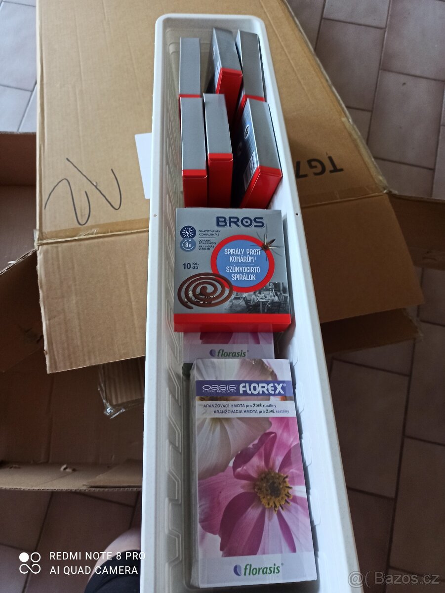 Mix zboží zahrada, hnojiva + plastové truhlíky - prodej po k - 3